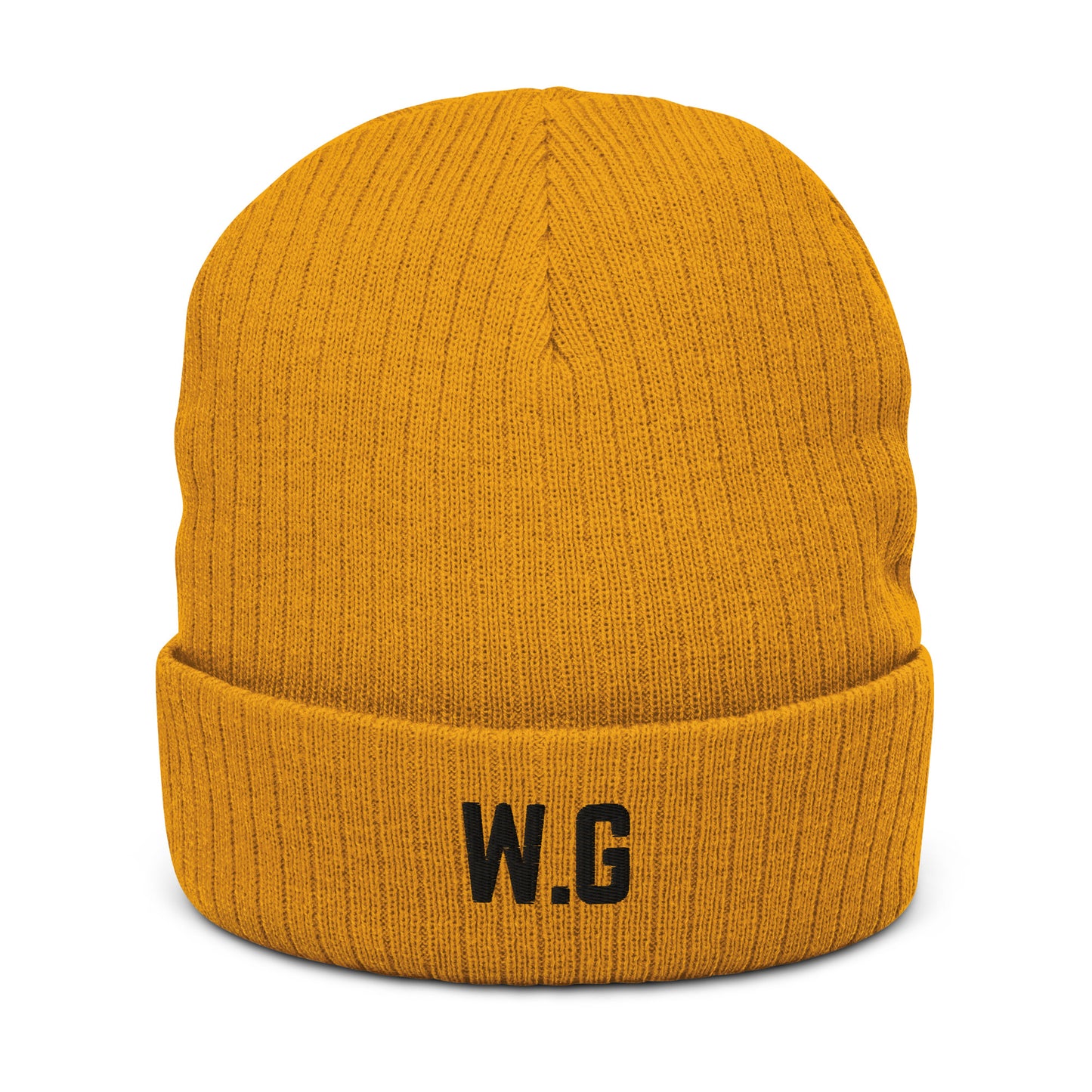 W.G Ribbed knit beanie