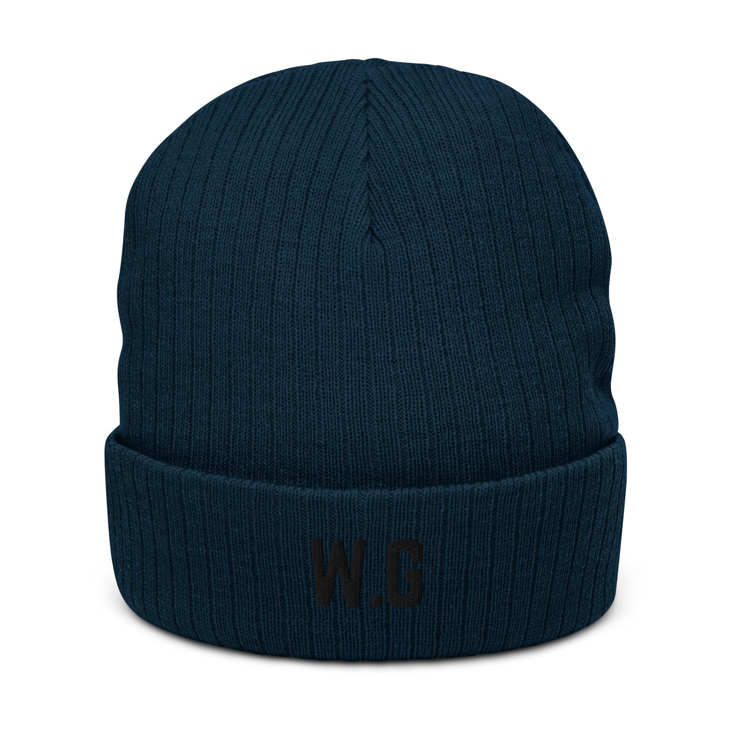 W.G Ribbed knit beanie