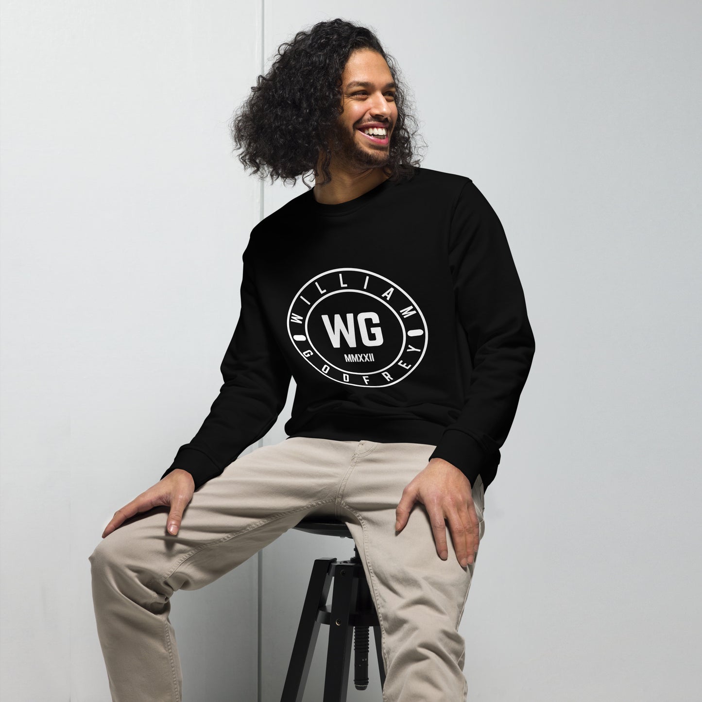 williamgodfrey Badge organic sweatshirt